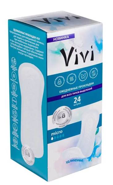Прокладки ежедневные Vivi Mini Micro 24шт фотография