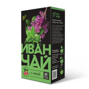 Чайный напиток Иван-чай с мятой Алтай-Селигор 20 пакетиков