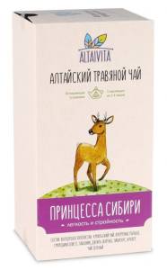 Чай травяной Алтайвита Принцесса Сибири в пирамидках 10шт
