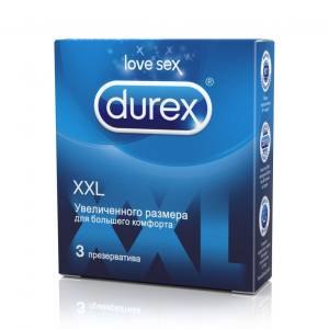 Презерватив durex №3 (pan) (comfort xl) большого размера