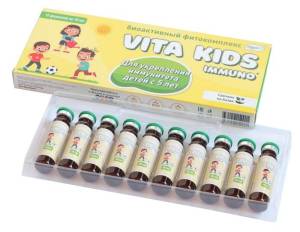 Эликсир Биоактивный фитокомплекс «VITA KIDS» IMMUNO Эльзам