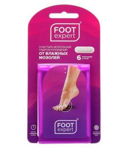 Пластырь гидроколлоидный Foot Expert, 2*6 №6