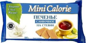 Печенье сливочное на стевии Mini Calorie 100г