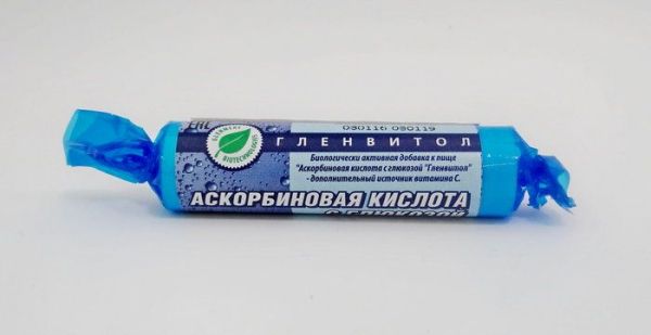 Изображение товара Аскорбиновая кислота гленвитол №10табл (6706) Аскорбиновая кислота гленвитол №10табл (6706) фотография
