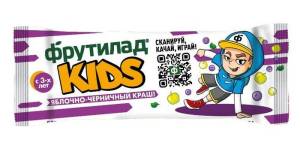 Батончик Фрутилад Kids яблочно-черничный краш 25г